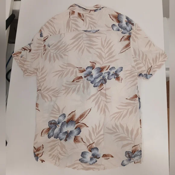 Cactus Man Ricky Singh Tropical lightweight button-up Beach Vacation shirt Large - Picture 3 of 6